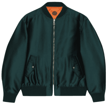 Quilted Satin Jacket